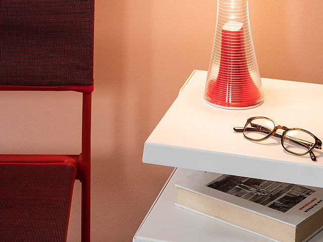 Akkuleuchte Come Together red von Artemide