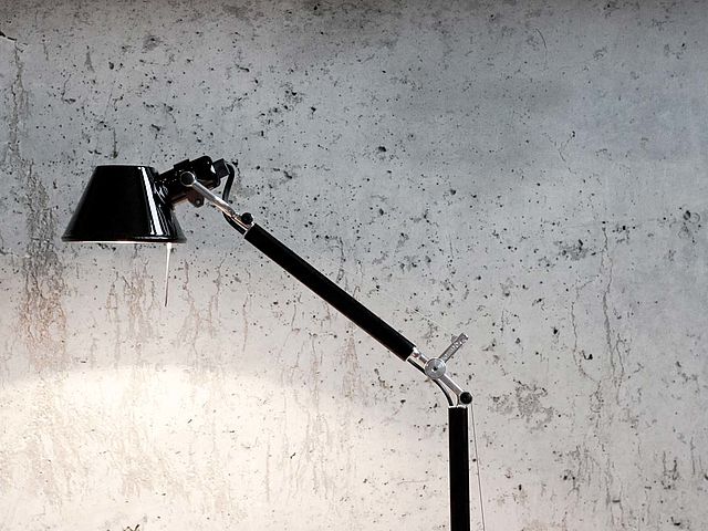 Tischleuchte Tolomeo Micro Glossy Black